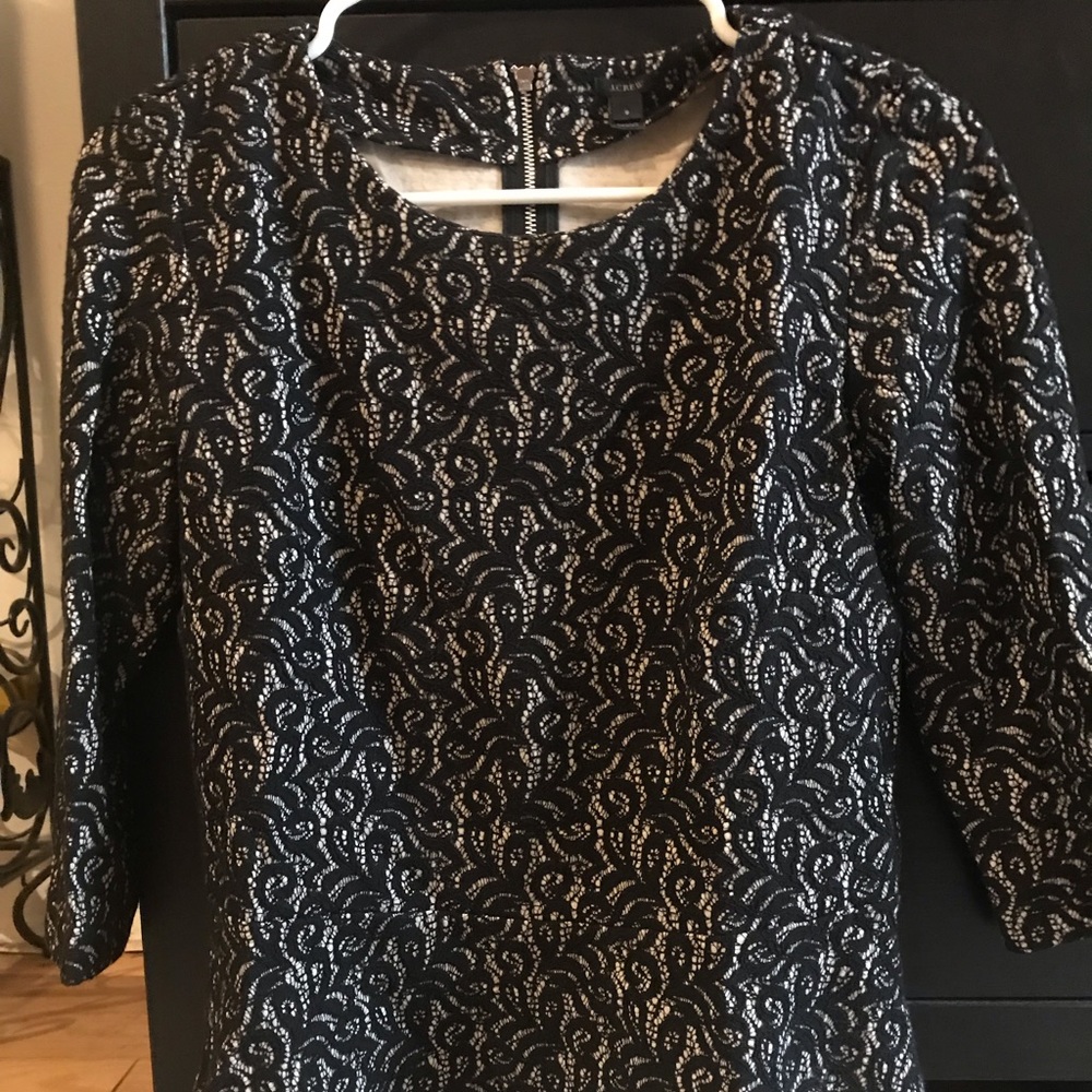 Jcrew Lace Peplum Top